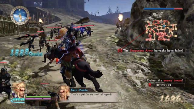 Samurai Warriors Spirit of Sanada - Keiji Maeda Gameplay (Nightmare mode) смотреть онлайн