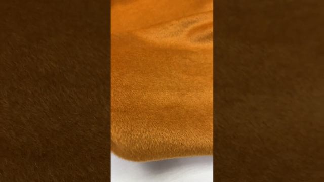 Ткань пальтовый кашемир медового цвета со средним ворсом Agnona 1022/401 смотреть онлайн