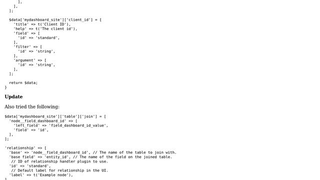Drupal: How do you join a custom table to a node from a field with hook_views_data()? смотреть онлайн