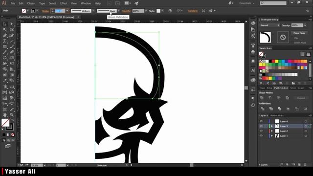 Adobe Illustrator & Photoshop | Mascot | Skull logo Design ( Speed Art ) смотреть онлайн