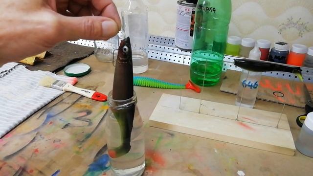 Оригинальный Лак для силиконовых приманок!!! смотреть онлайн