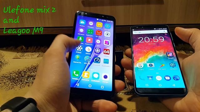 Сравнение Ulefone Mix 2 и Leagoo M9
