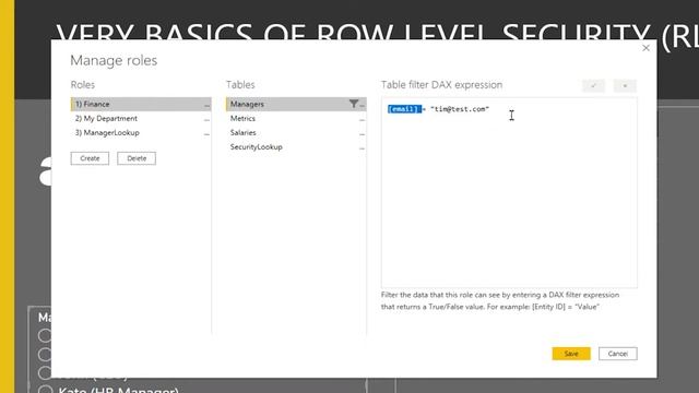The Very Basics of Row Level Security - RLS (Power BI Tutorial) смотреть онлайн