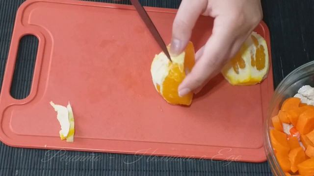 Салат "Гармония" с куриным филе и апельсином смотреть онлайн