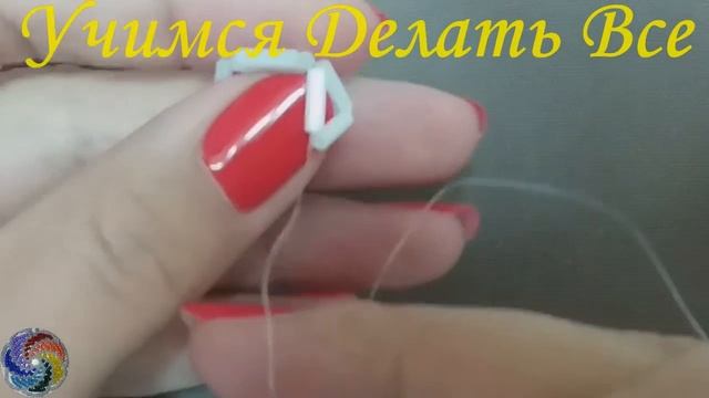 Серьги из стекляруса Гвоздик | Earrings of glass beads Stud смотреть онлайн