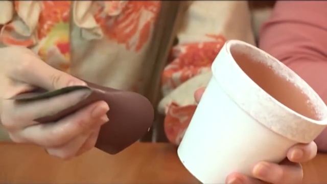 Мастер-класс с Викуловой Кристиной. Кашпо в прованском стиле.