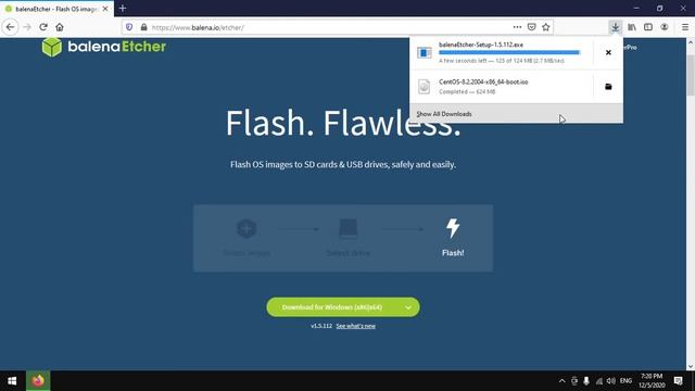 CentOS USB on Windows with Balena Etcher смотреть онлайн