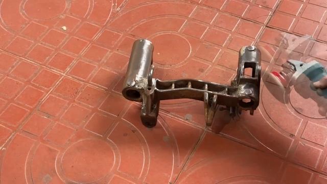 Restoration pipe threading machine | Restoring old machine смотреть онлайн