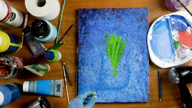 Мастер-класс по акриловой живописи. смотреть онлайн