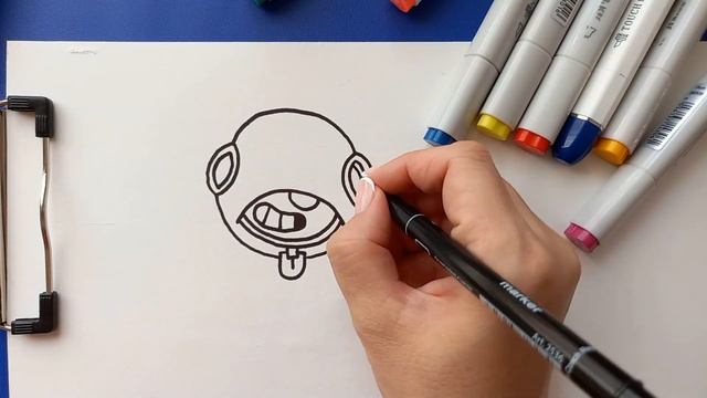 Как поэтапно нарисовать бравлеров. Рисуем Леона из Бравл Старс (Brawl Stars) смотреть онлайн