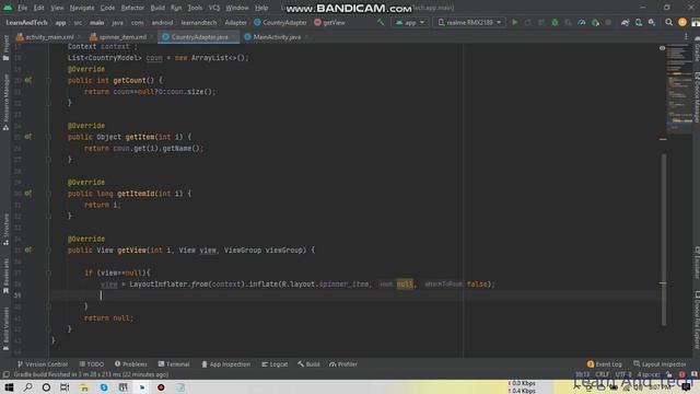 How to create custom spinner android смотреть онлайн