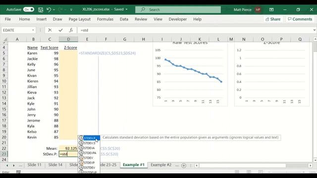 How to Calculate Z-Scores in Excel with Healthcare Benchmark Example смотреть онлайн