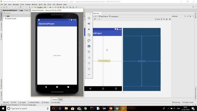 Android Development Course Using Kotlin for beginners -4(Run the application on android studio) смотреть онлайн