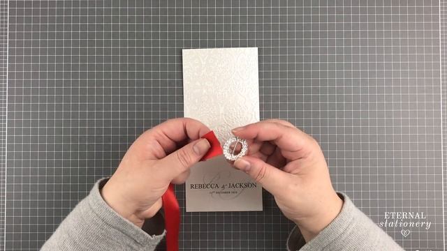 DIY Elegant Damask Embossed Wedding Invitation | DIY Wedding Invitations смотреть онлайн