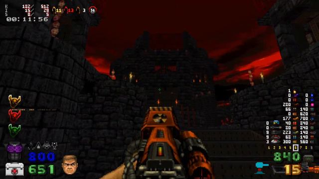 "Ancient God" Complex Doom (bstain.wad) 24,25 Map смотреть онлайн