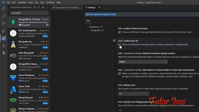 Run MongoDB in vs code Terminal & using MongoDB Extension | insertMany() in MongoDB Tamil смотреть онлайн