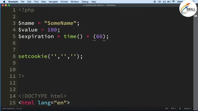 How to set cookies in PHP | Cookies PHP Tutorial смотреть онлайн