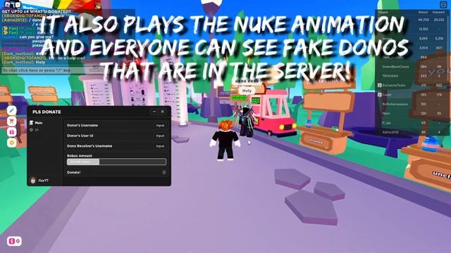 PLS DONATE Fake Donations Script GUI [Unpatched] PASTEBIN 2022 *Working* смотреть онлайн