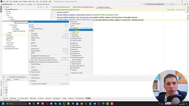 10. Kafka Producer Spring Boot Microservice. Create Topic (Kafka - полный курс) смотреть онлайн