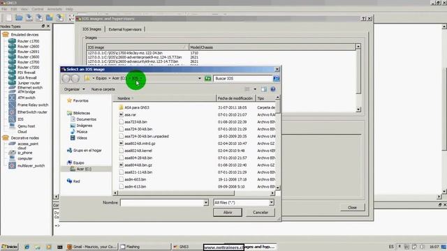 Configuración preliminar de GNS3 смотреть онлайн
