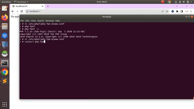 How to fix php-fpm7.2 error in alpine container - The application environment is not set correctly смотреть онлайн
