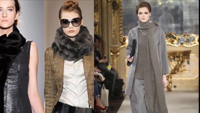 МОДНЫЕ ШАРФЫ ОСЕНЬ-ЗИМА 2016-2017 / МЕХОВЫЕ ШАРФЫ 2017 / ТЕПЛЫЕ ШАРФИКИ смотреть онлайн