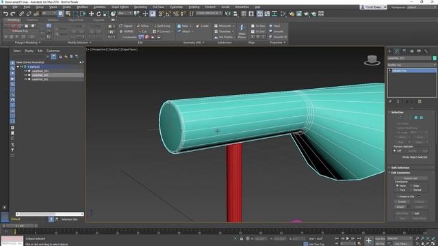 3ds Max Getting Started - Lesson 13 - Polygon Modeling Part 2 смотреть онлайн