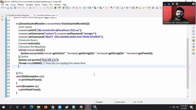 [Advance java]:Jdbc con Pooling part2(02/01/2021) смотреть онлайн