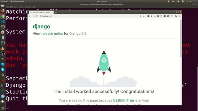Start a New Django Project and App - Django Beginner Tutorial Series (3/27) смотреть онлайн