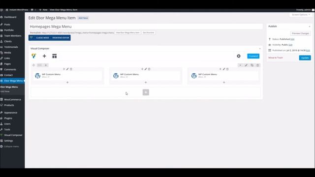 Foundry WordPress Theme - Ebor Mega Menu смотреть онлайн