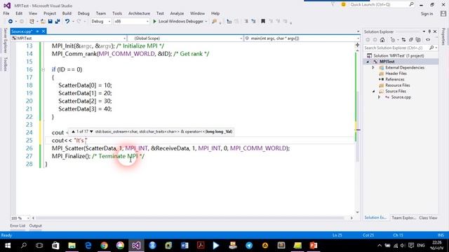 MPI Scatter смотреть онлайн