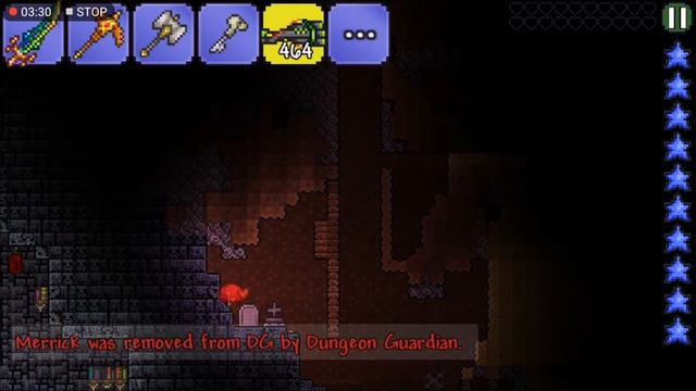 Terraria Mobile: Heart Arrows VS Dungeon Guardian смотреть онлайн