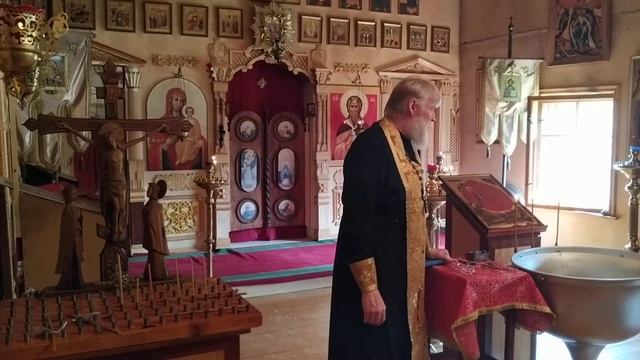 Подготовка крестных при православном крещении. Отец Сергий, село Каблуково.