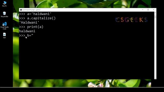 Python 3 Class#7 :--String Properties and Method смотреть онлайн