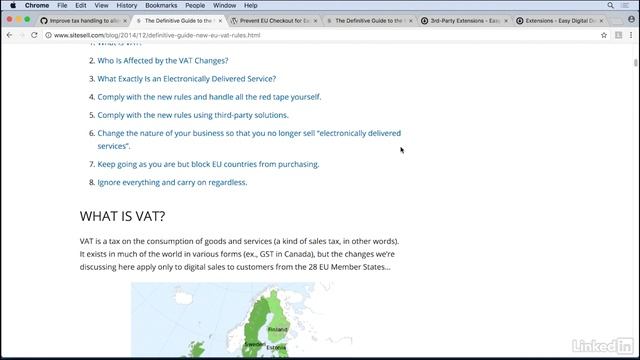 Course WordPress Ecommerce Easy Digital Downloads - 06 Setting Up Taxes: Video 18 Comply with EU VA смотреть онлайн