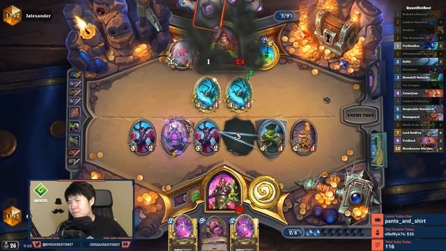 WINNING with Quest Warlock?! | Lakkari Sacrifice | The Boomsday Project | Hearthstone смотреть онлайн