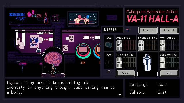 Lets Play VA-11 Hall-A pt13 brain girl смотреть онлайн