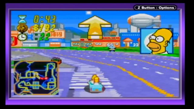 The Simpsons Road Rage (GBA) marathon part 1 смотреть онлайн