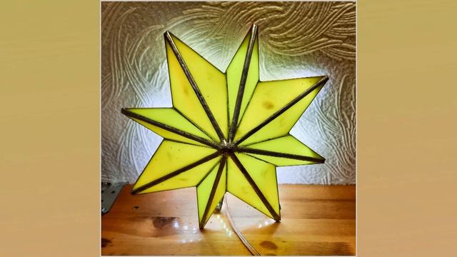 Подвесной ночник Вифлеемская звезда из витражного стекла смотреть онлайн