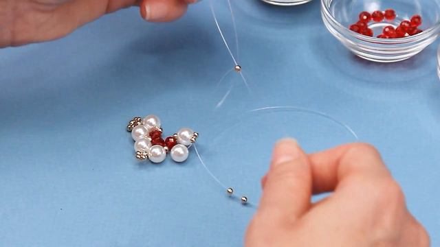 DIY a beaded necklace - how to make jewelry easily! смотреть онлайн