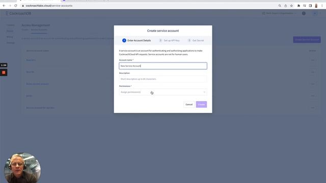 CockroachDB Cloud Account Setup смотреть онлайн