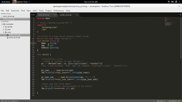 Go Golang json.Marshal returns {} when struct field start with lowercase смотреть онлайн