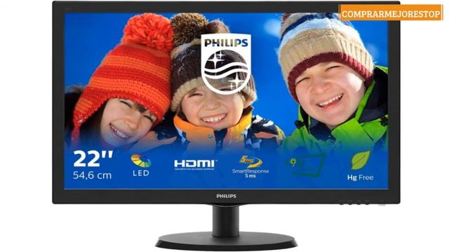 Philips Monitor 223V5LHSB2 – 22″ FHD, 60Hz, TN, VESA смотреть онлайн