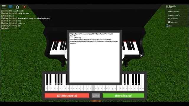 Unravel on Roblox piano [Easy] смотреть онлайн