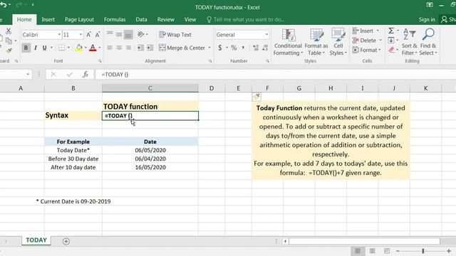 Use of TODAY'S Date Function in Microsoft Excel ( Hindi ) смотреть онлайн