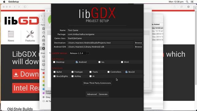 libGDX: Installation And Setup for Android Studio on a Mac смотреть онлайн
