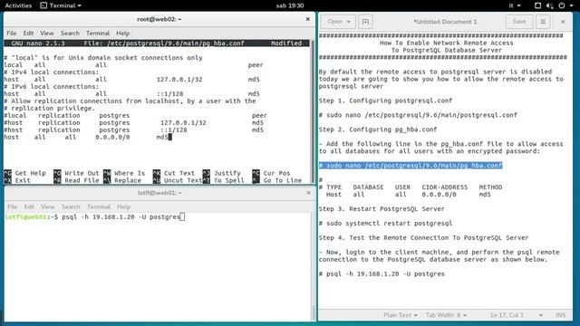 PostgreSQL - How To Enable Network Remote Access To PostgreSQL Database Server смотреть онлайн