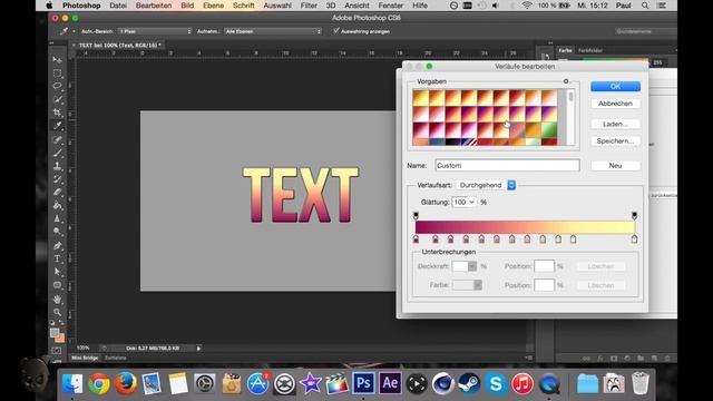 Photoshop Grundlagen Tutorial | Pimp my Channel #1| "Gold-Gradient-Text| смотреть онлайн