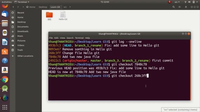 Git - 16: Lệnh git checkout [mã commit] смотреть онлайн