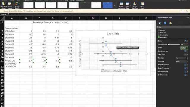 How to plot multiple gradients on a graph in excel to find X intercept смотреть онлайн